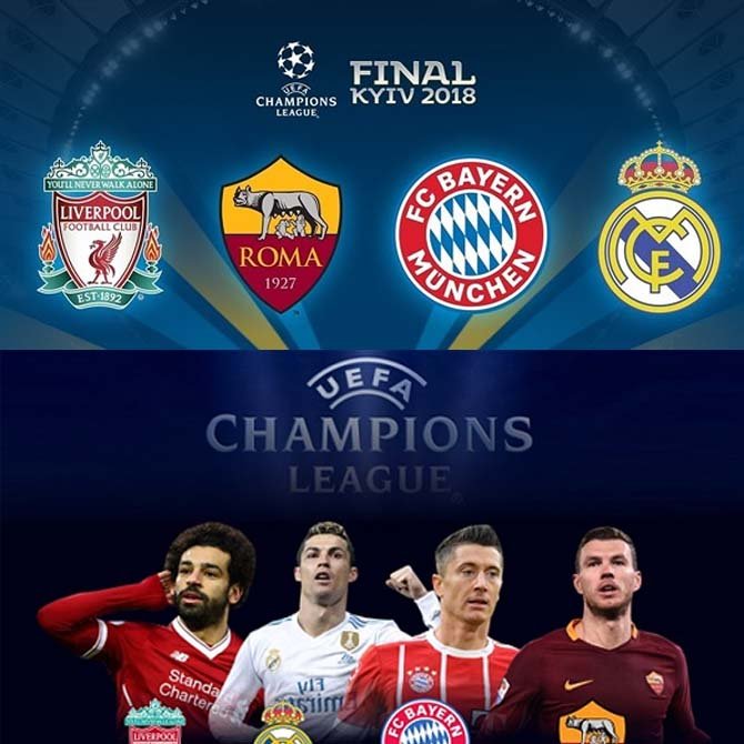 Vòng Bán Kết Champions League Mùa giải 2017-2018