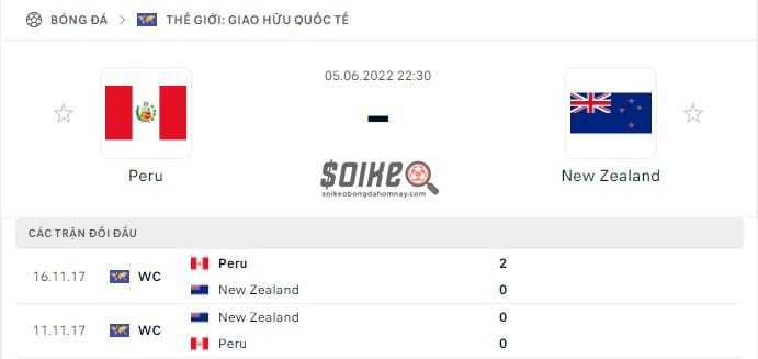 Peru vs New Zealand